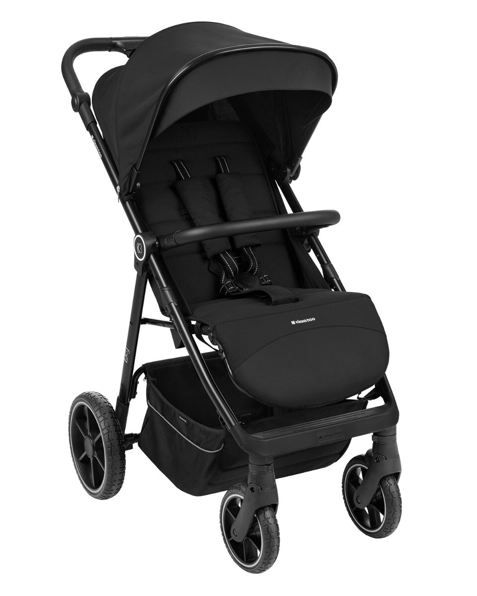 Kikkaboo Kinderwagen Lucy Gurt Rückenlehne verstellbar Federung Hinterradbremse schwarz | 03800171213233