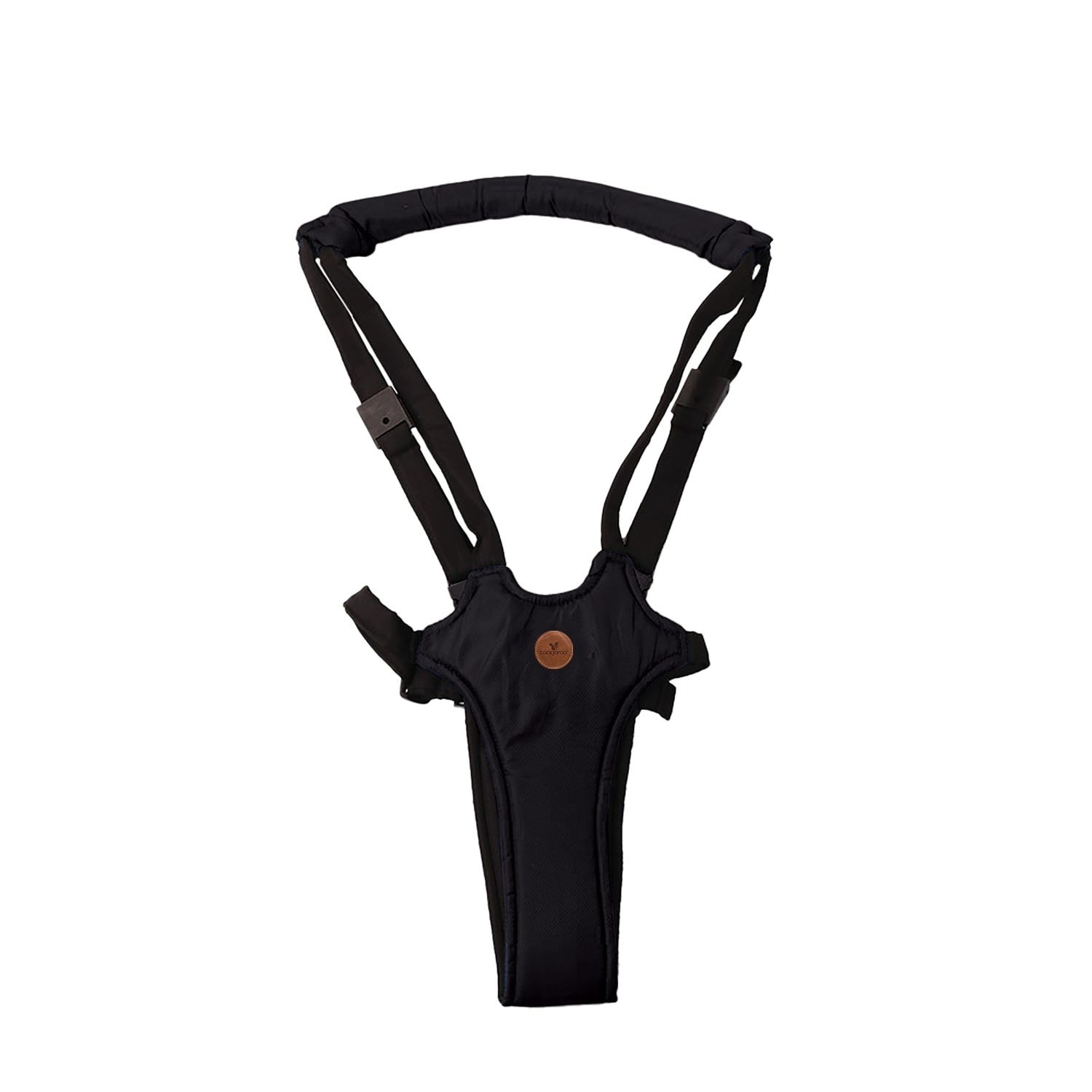 Cangaroo Babylaufgurt Happy feet, Lauflernhilfe, Laufleine, Gurt verstellbar schwarz - Bild 1