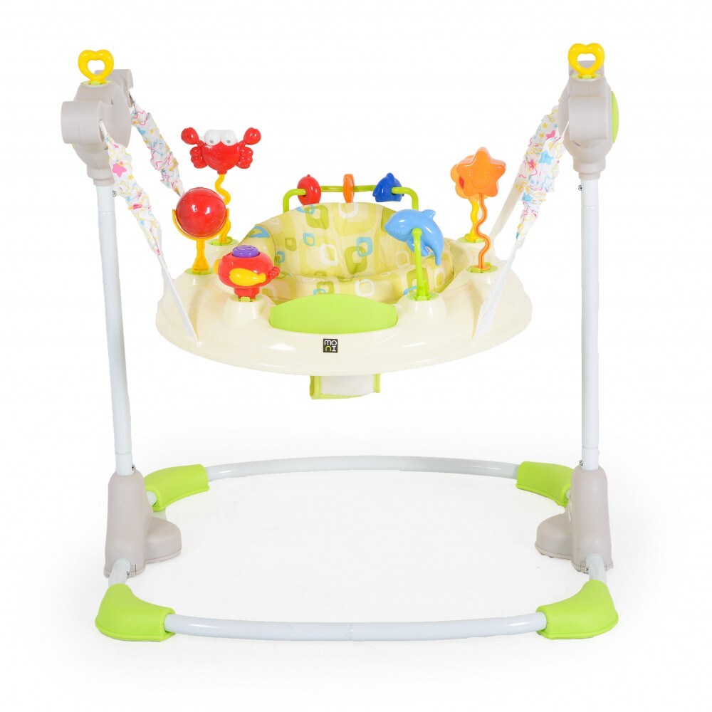 Hopser Vista mit Spielcenter, Musik, Licht, MP3-Anschluss, H&ouml;he einstellbar beige/gelb - Bild 1