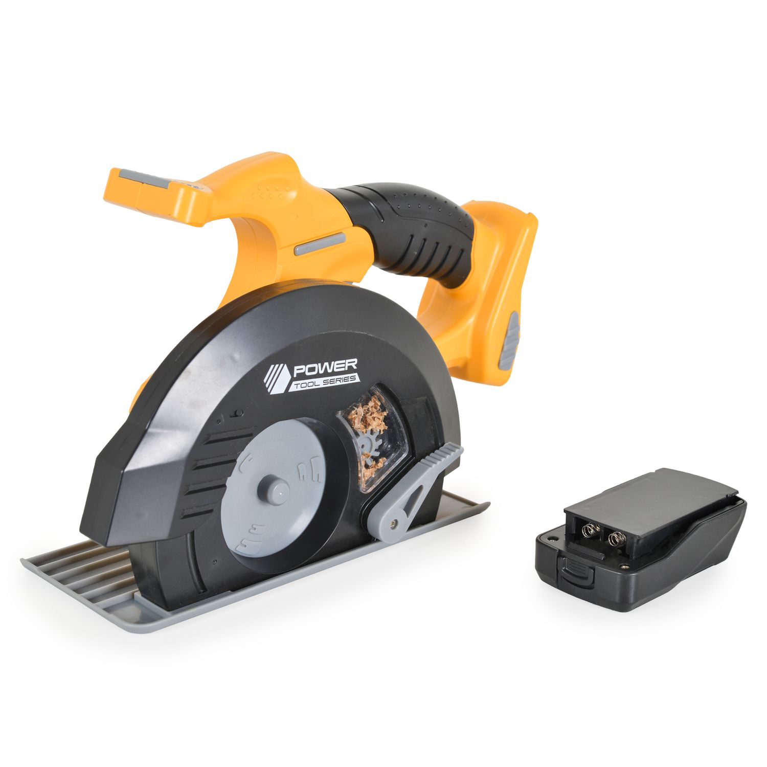 Moni Kinderspielzeug-Kreiss&auml;ge T008 Licht- und Soundeffekte Kinderspielwerkzeug gelb - Bild 1