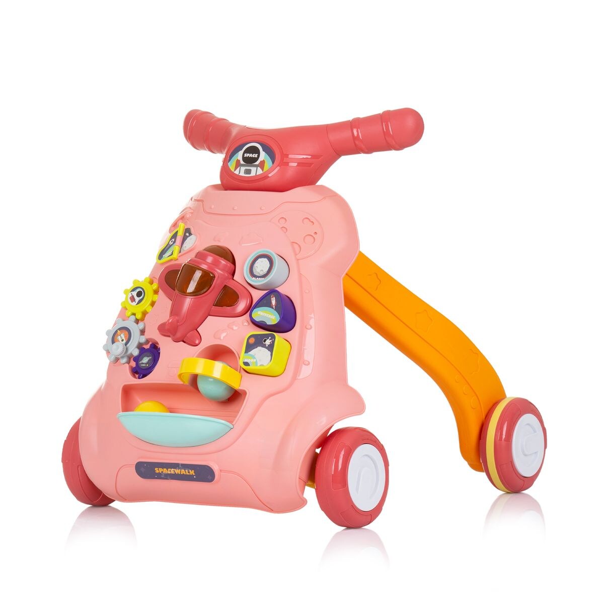 Chipolino Lauflernwagen Plane Musik, Bälle, mit unterschiedlichen Spielzeugen rosa | 03800931060978