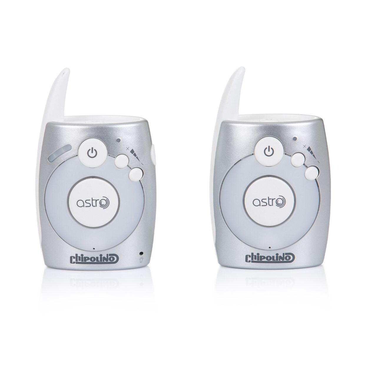 Chipolino Babyphone Astro 1,8 GHz Lautstärkeregelung, Nachtlicht, USB-Adapter silber | 03800931060824