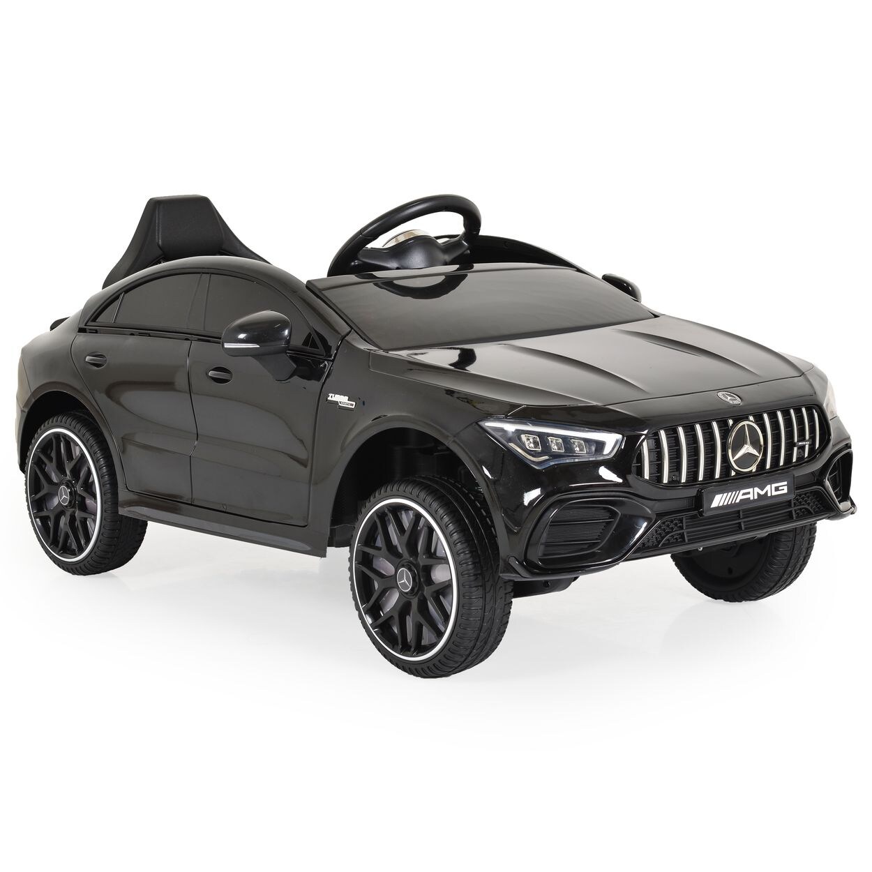 Moni Kinder Elektroauto Mercedes-AMG CLA 45 Bluetooth Fernbedienung vier Motoren schwarz | 03801005001170