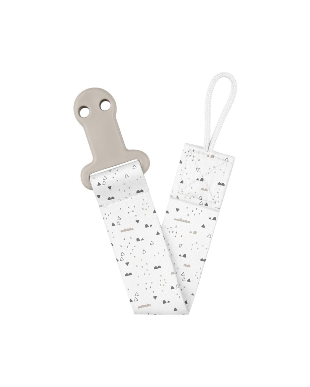 Kikkaboo Baby-Schnuller-Clip Savanna, Schnullerkette, Schnullerband, ab Geburt braun - Bild 1