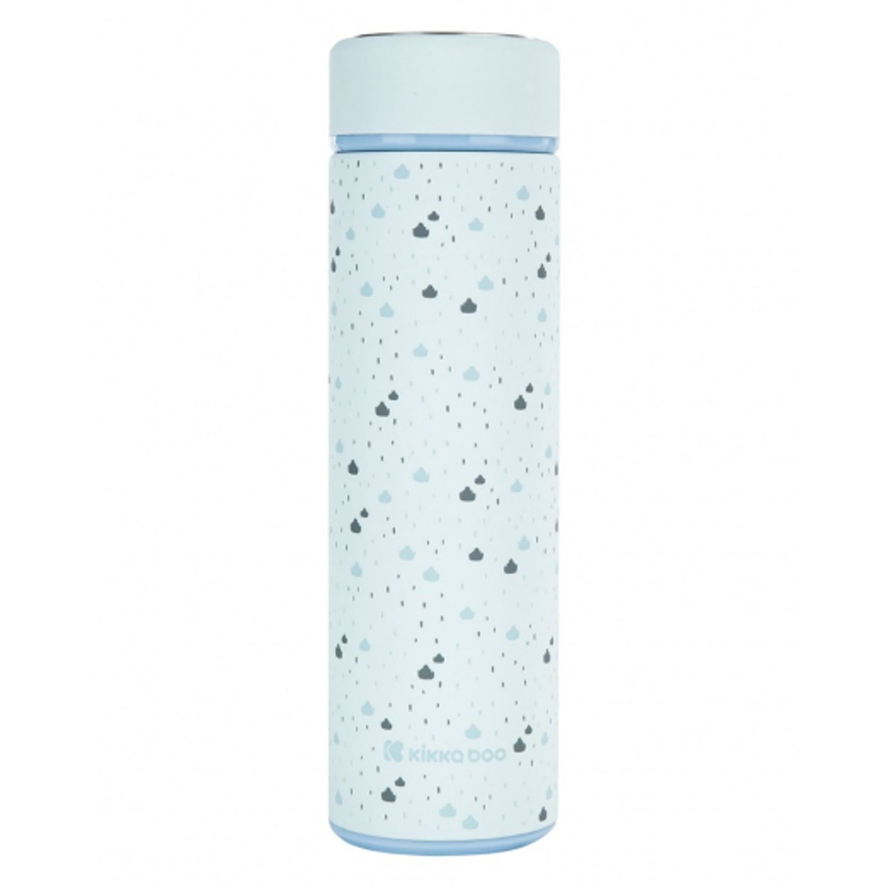 Kikkaboo Isolierflasche Savanna 500 ml, Thermoskanne, Auslaufsicher, Teesieb hellblau - Bild 1