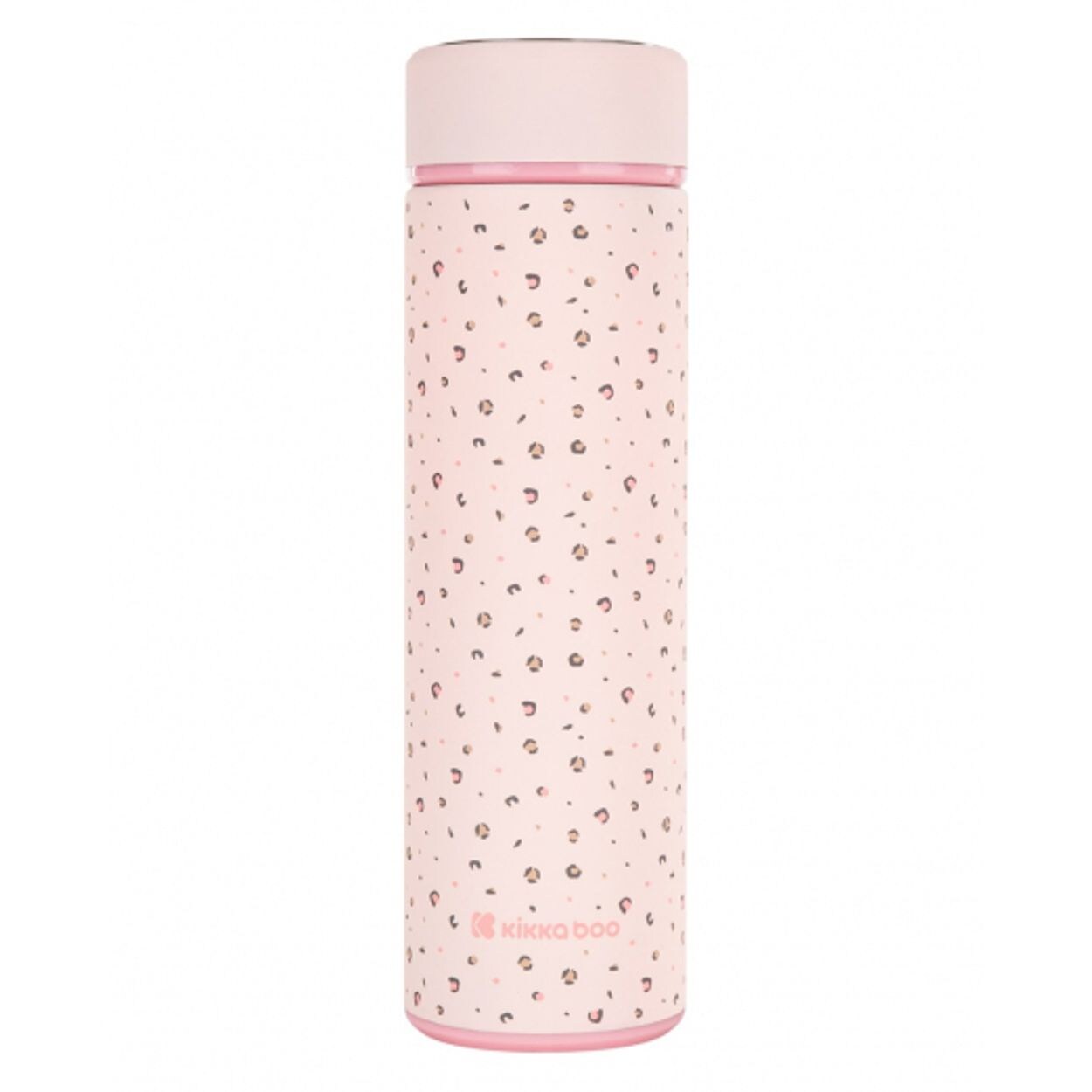Kikkaboo Isolierflasche Savanna 500 ml, Thermoskanne, Auslaufsicher, Teesieb pink | 03800171205054
