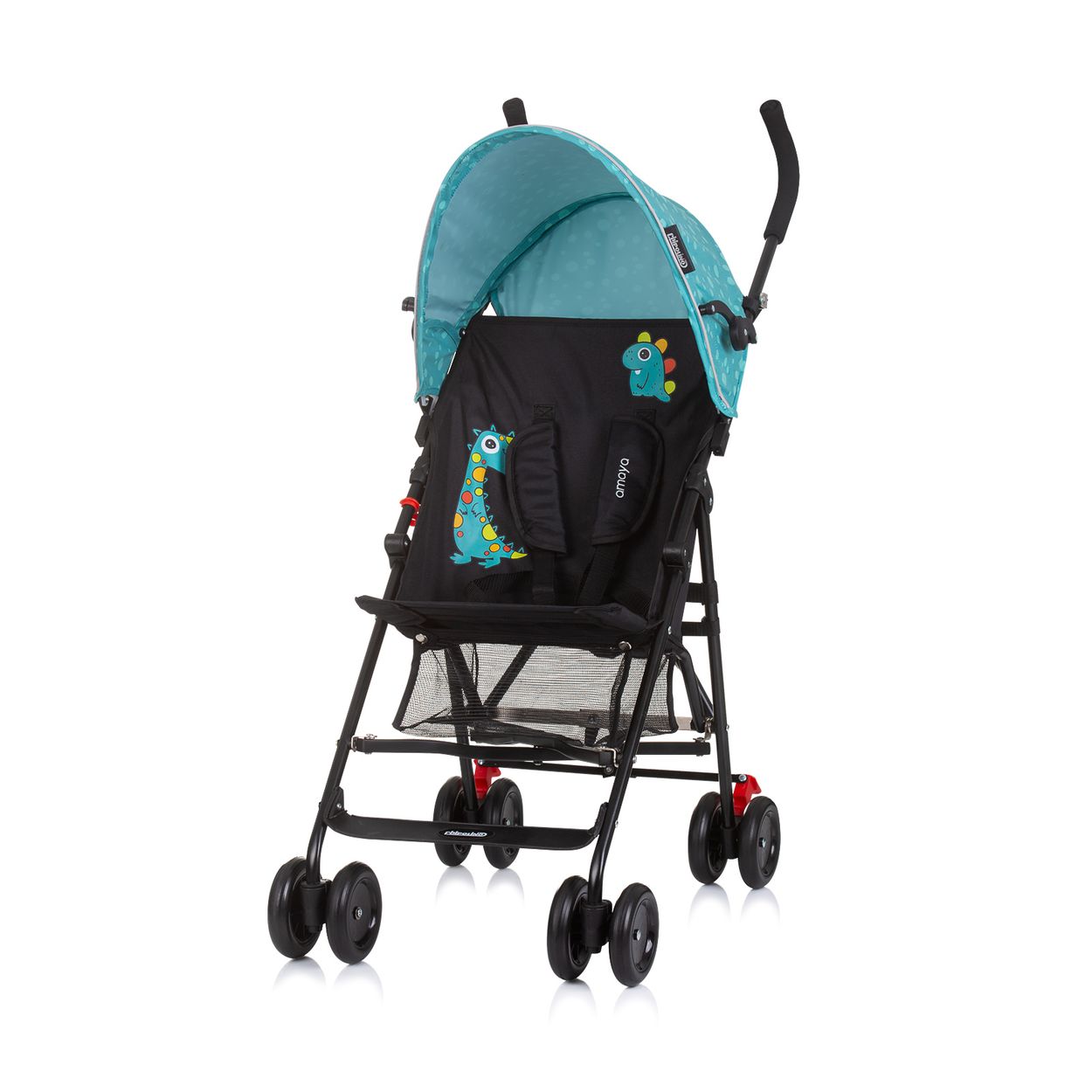 Chipolino Kinderwagen Amaya Buggy Sonnendach verstellbar, zusammenklappbar, Korb t&uuml;rkis - Bild 1