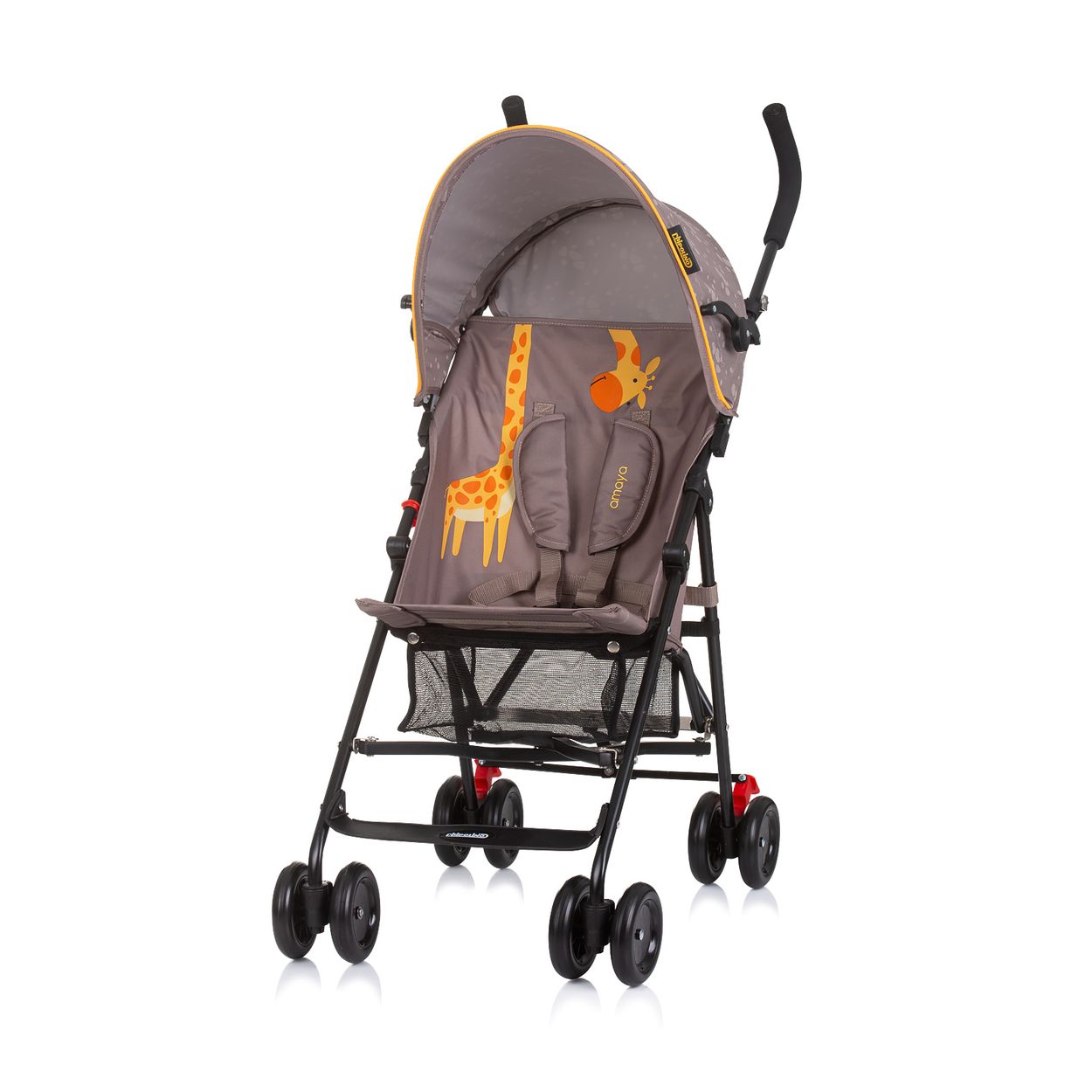 Chipolino Kinderwagen Amaya Buggy Sonnendach verstellbar, zusammenklappbar, Korb braun - Bild 1