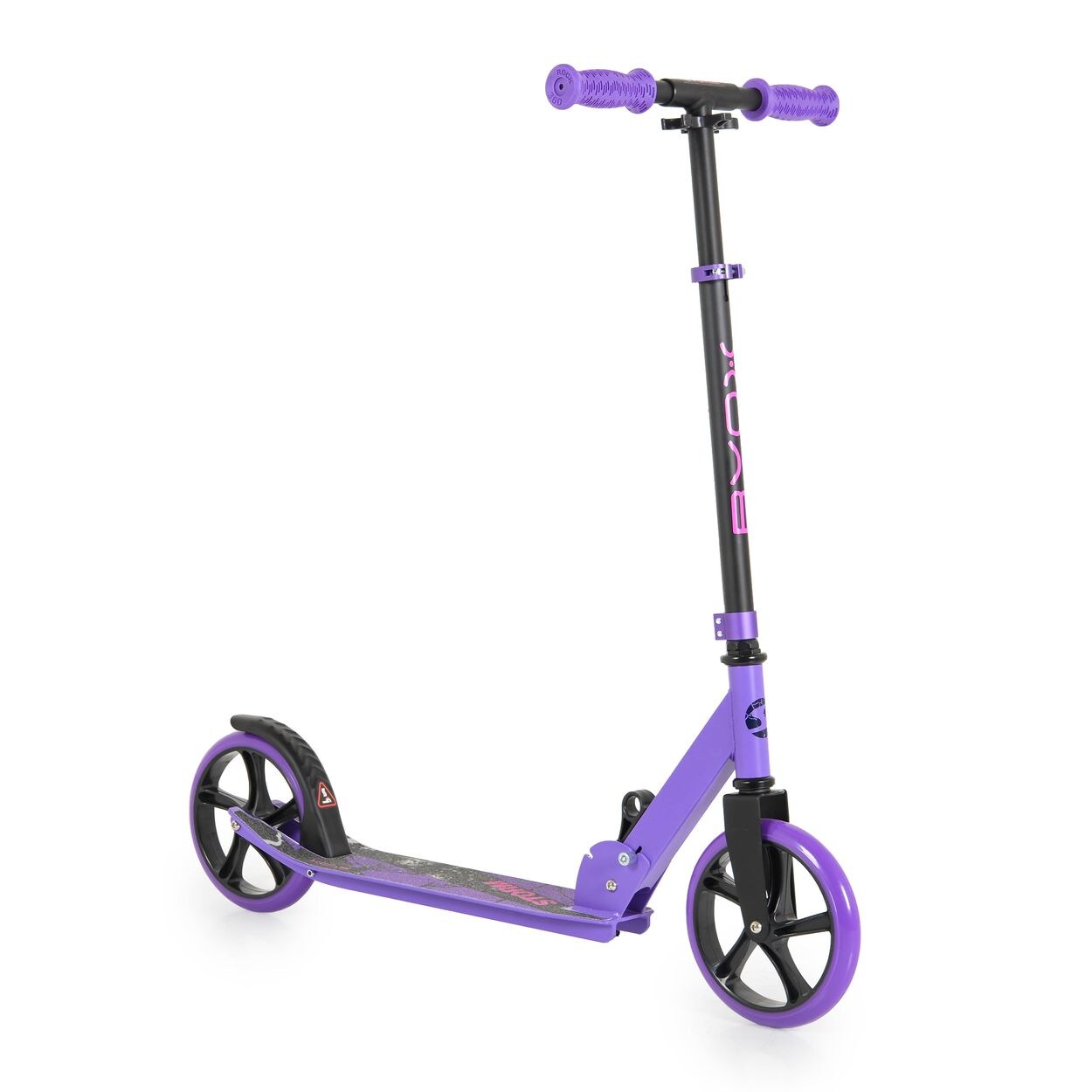 Kinderroller Storm, Höhe einstellbar, zusammenklappbar, PU Räder, ABEC-5 lila