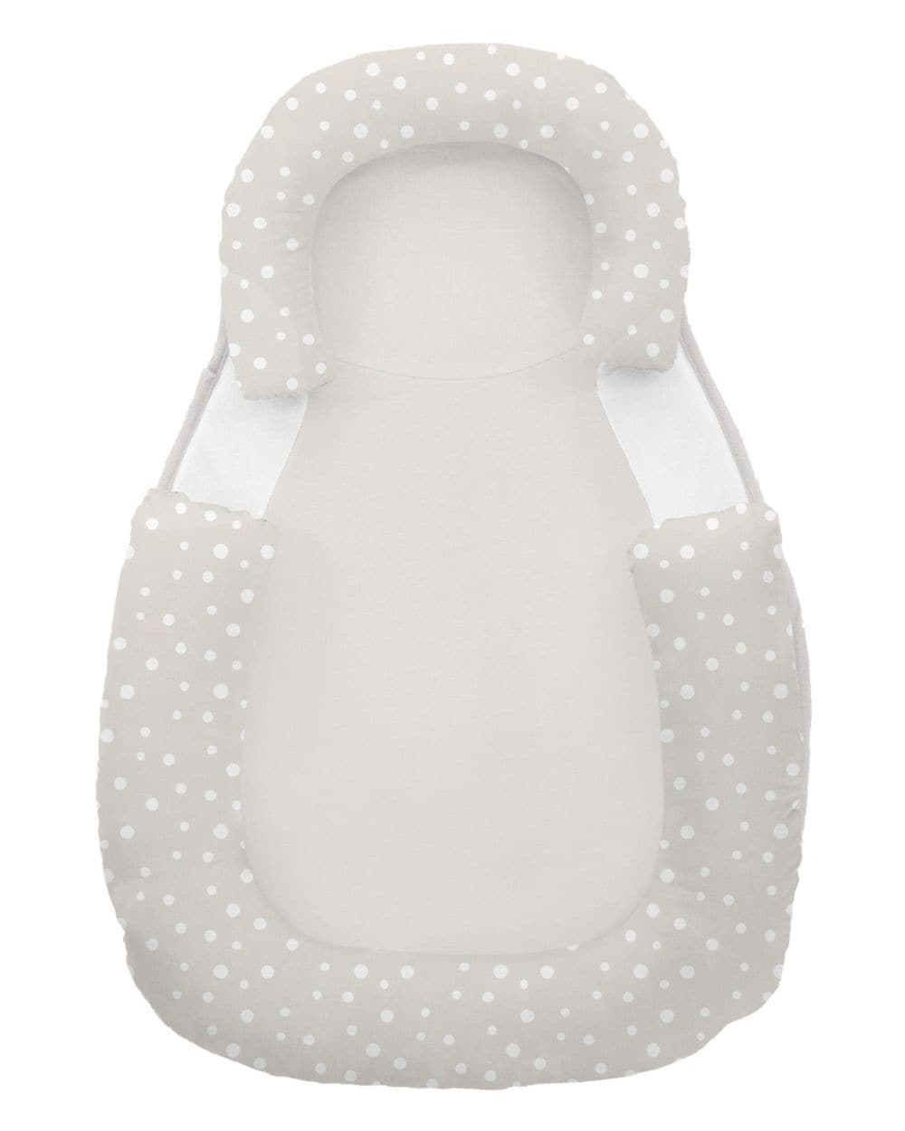 Kikkaboo Baby Lagerungskissen 60 x 40 cm Memory Foam, Baumwolle, rutschfest beige - Bild 1