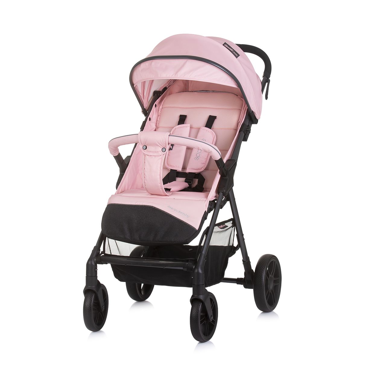 Chipolino Kinderwagen Sparkle, Buggy, faltbar, Gurt am Griff, verstellbar rosa - Bild 1