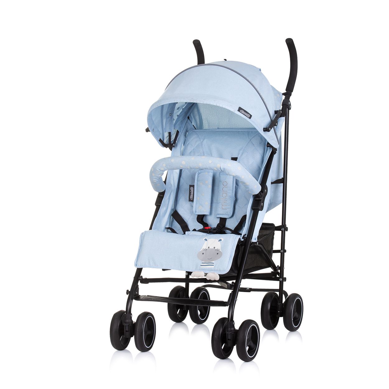 Chipolino Kinderwagen Milano Buggy bis 22 kg, R&uuml;ckenlehne verstellbar, faltbar blau - Bild 1