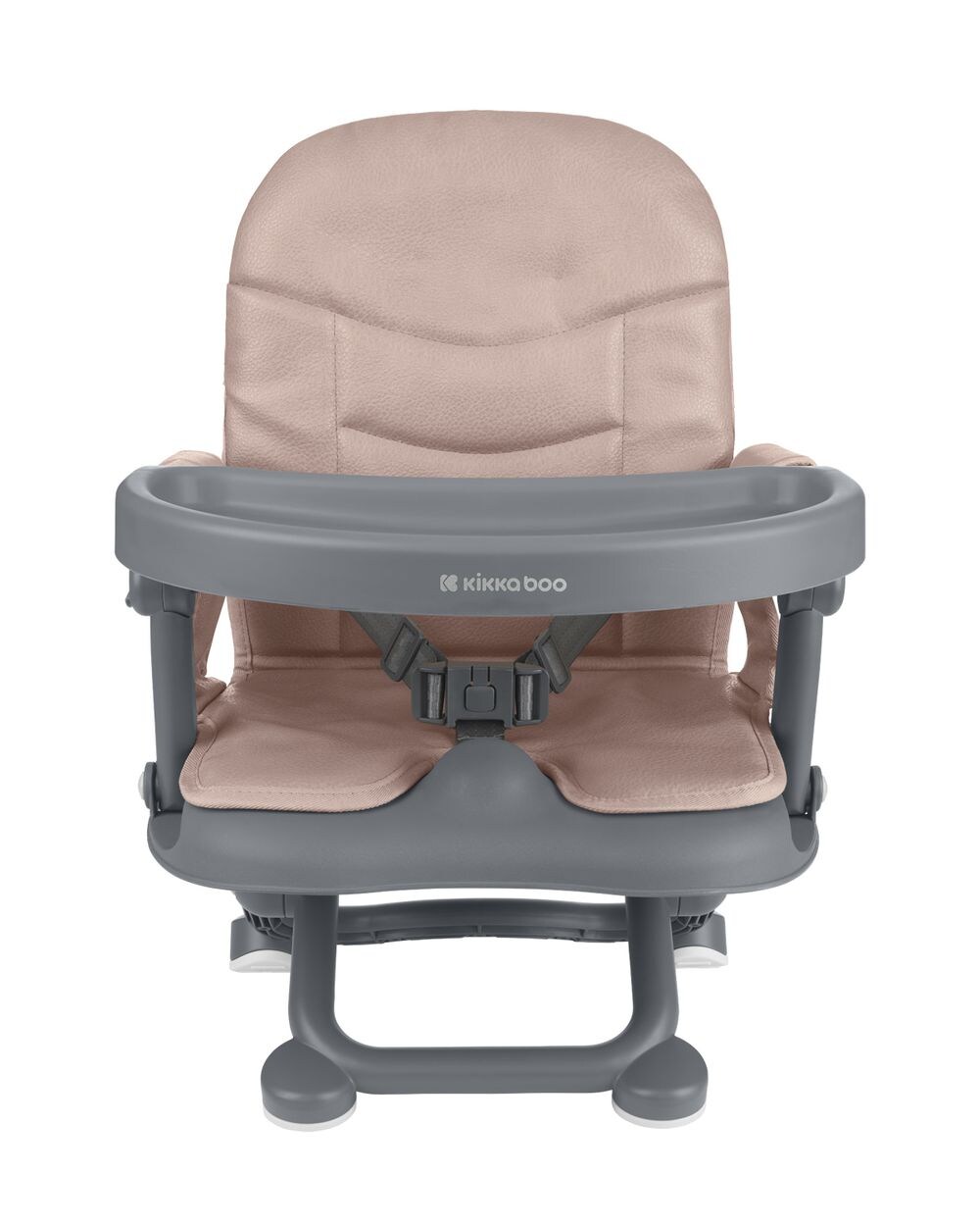 Kikkaboo Kindersitzerhöhung Pappo Booster, Tisch, klappbar, Sicherheitsgurt rosa pink | 03800171217187