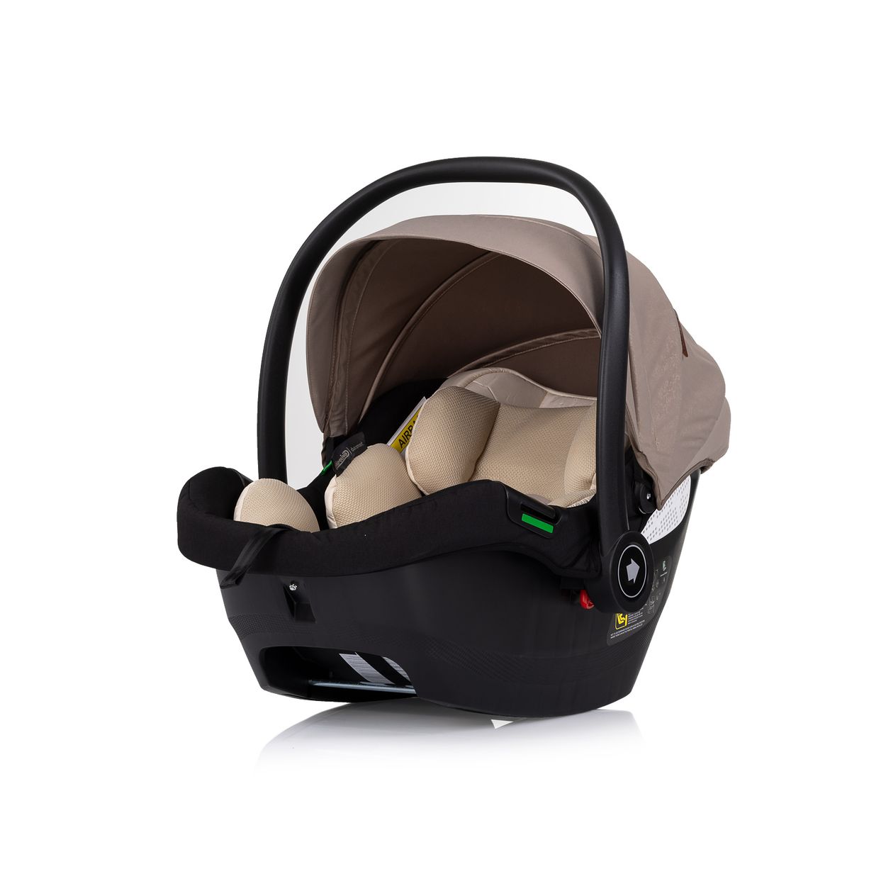 Chipolino i-Size Babyschale Duo Smart Gruppe 0+, Kissen, verstellbare Kopfst&uuml;tze braun - Bild 1