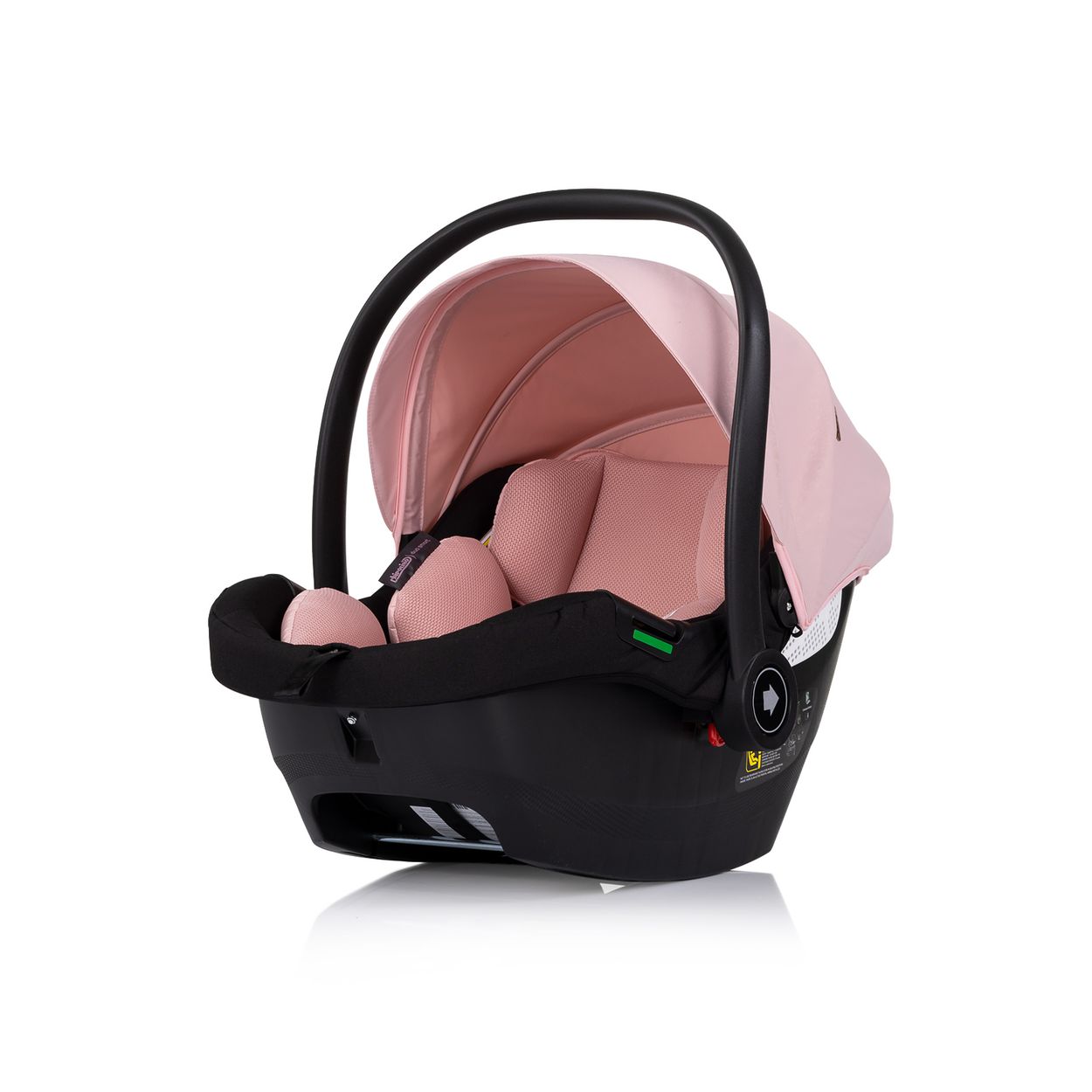 Chipolino i-Size Babyschale Duo Smart Gruppe 0+, Kissen, verstellbare Kopfst&uuml;tze pink - Bild 1