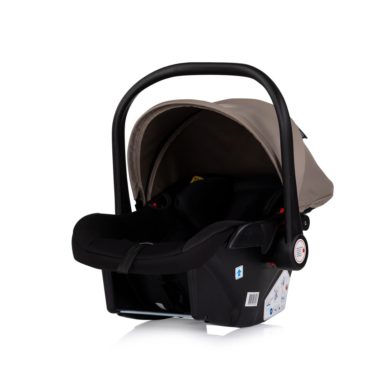 Chipolino Set Babyschale Isofix Basisstation Vista i-Size (40-87cm) verstellbar beige - Bild 1