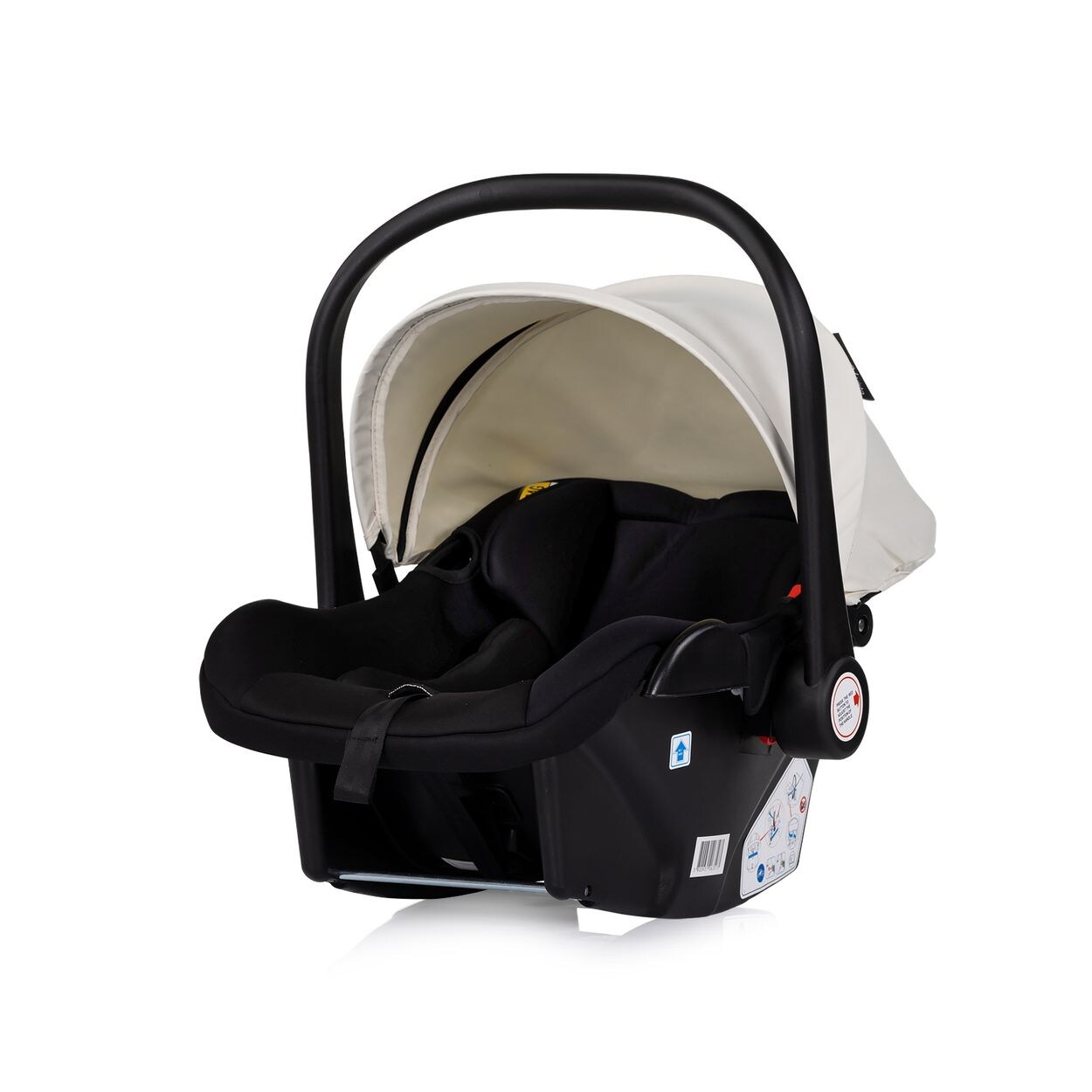 Chipolino Set Babyschale Isofix Basisstation Vista i-Size (40-87cm) verstellbar weiß | 04260636042980