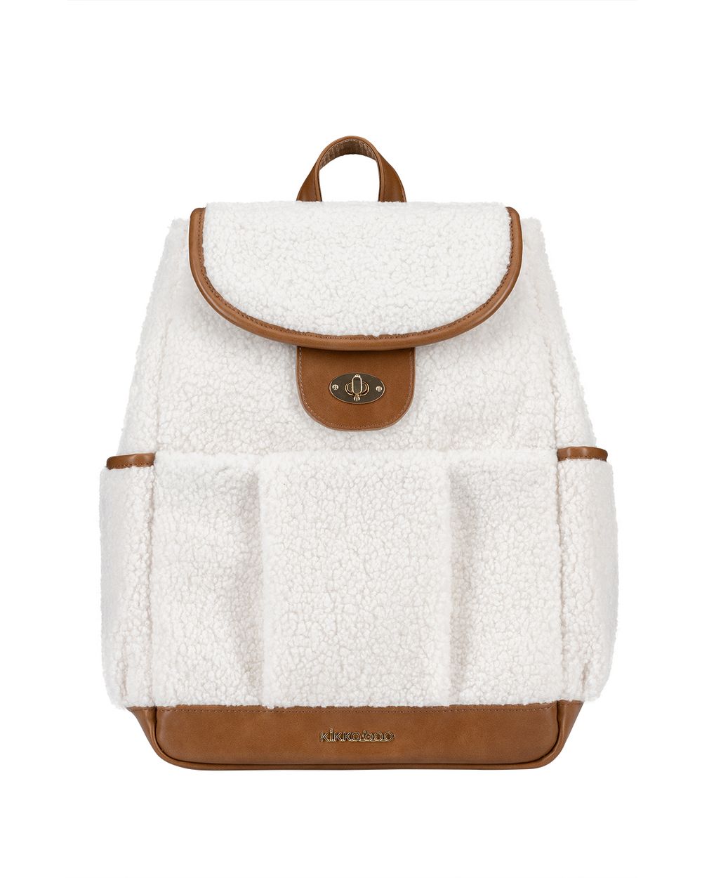 Kikkaboo Wickeltasche Morice Rucksack Magnetkn&ouml;pfe, Drehverschluss, verstellbar wei&szlig; - Bild 1