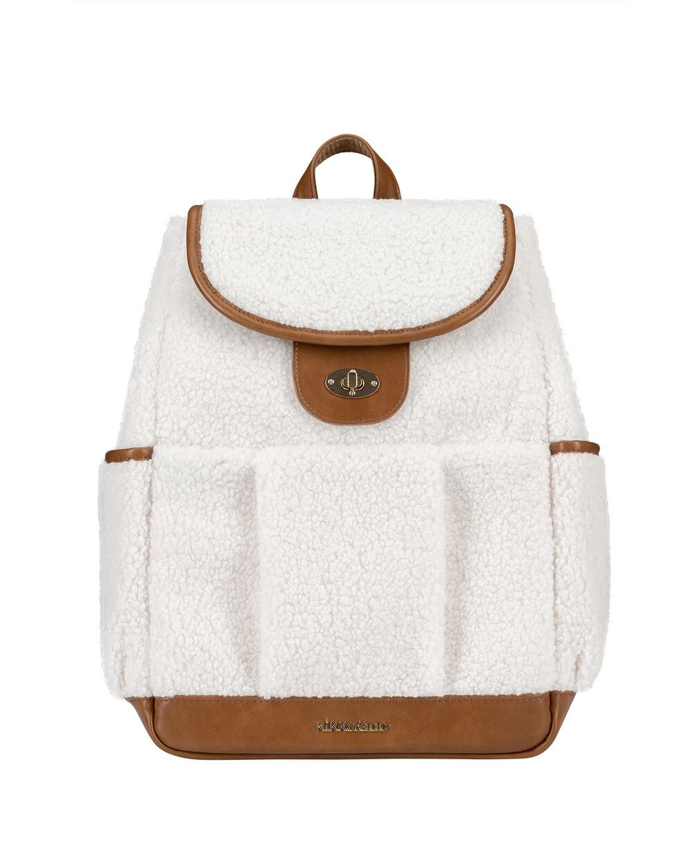 Kikkaboo Wickeltasche Morice Rucksack Magnetknöpfe, Drehverschluss, verstellbar weiß | 03800171220507