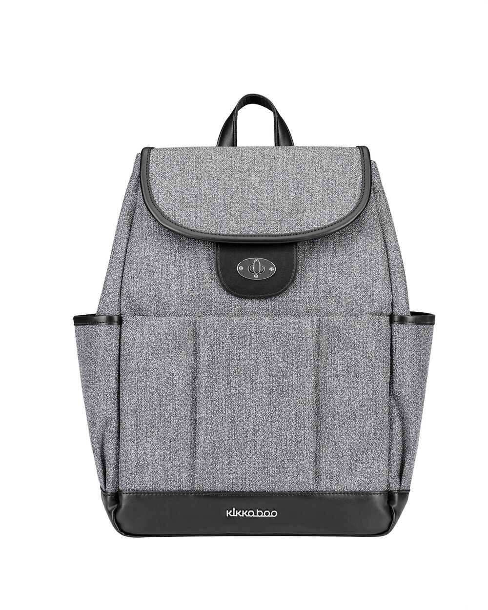 Kikkaboo Wickeltasche Morice Rucksack Magnetknöpfe, Drehverschluss, verstellbar grau