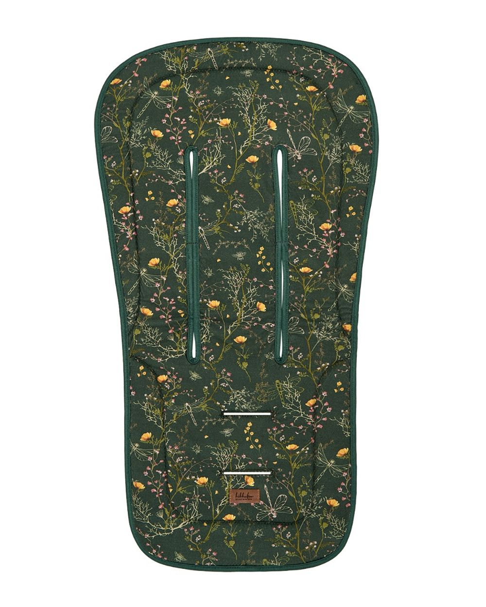 Kikkaboo Kinderwagen-Einlage Anti-Schwei&szlig;, Baumwolloberfl&auml;che, Sitzauflage dunkelgr&uuml;n - Bild 1