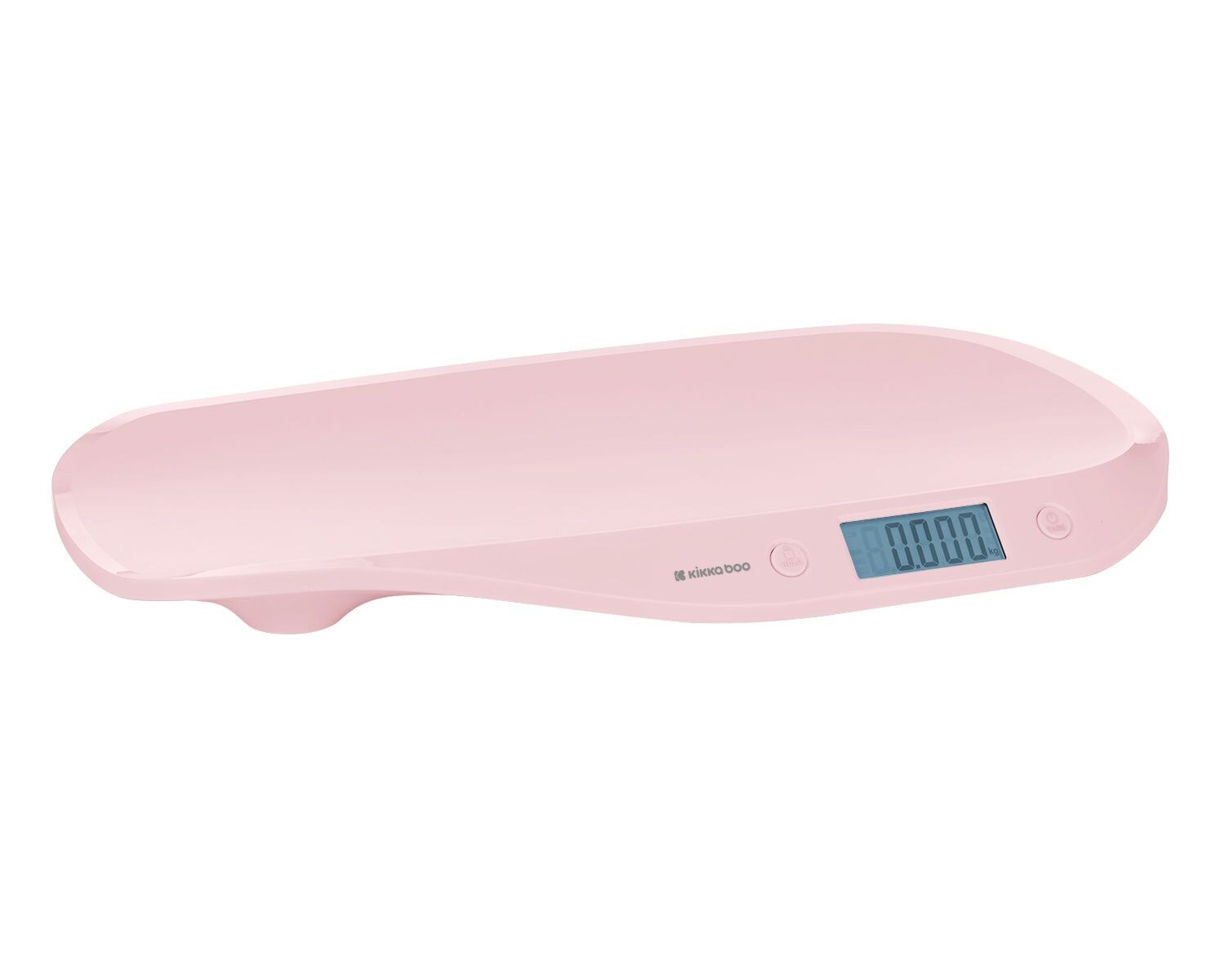 Kikka boo Babywaage Lyra LCD-Display Maßband Anti-Rutsch-Füße Tarafunktion 20 kg rosa