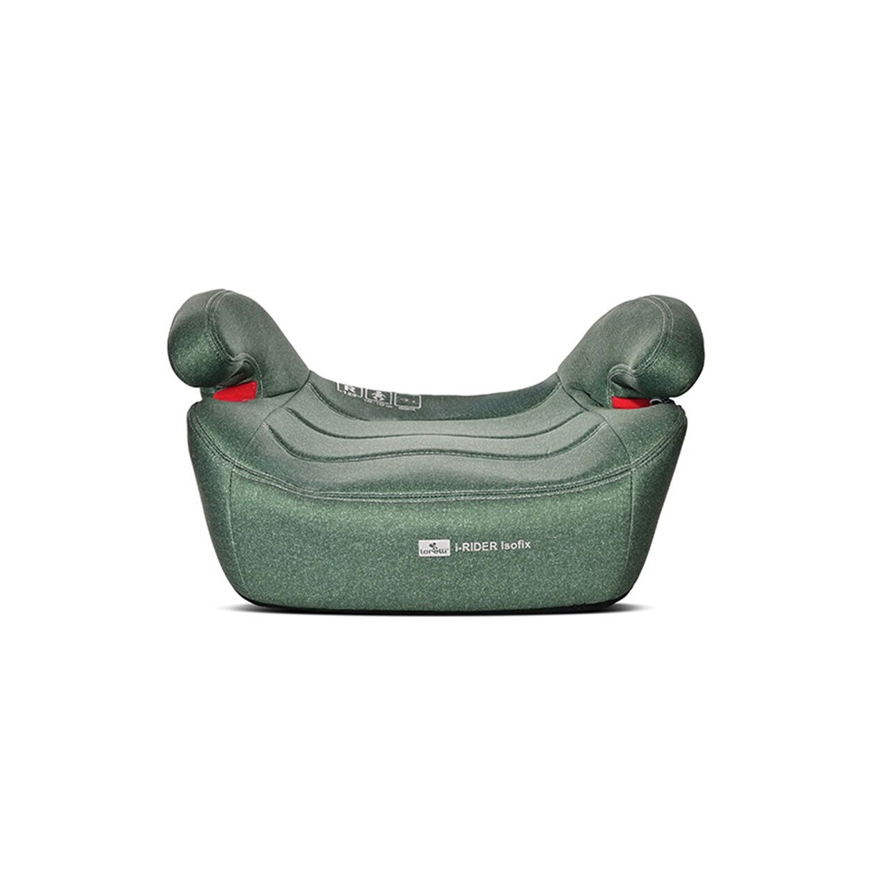 Lorelli Kindersitz i-Rider i-Size (125-150cm) Isofix Armlehne abnehmbarer Bezug grün