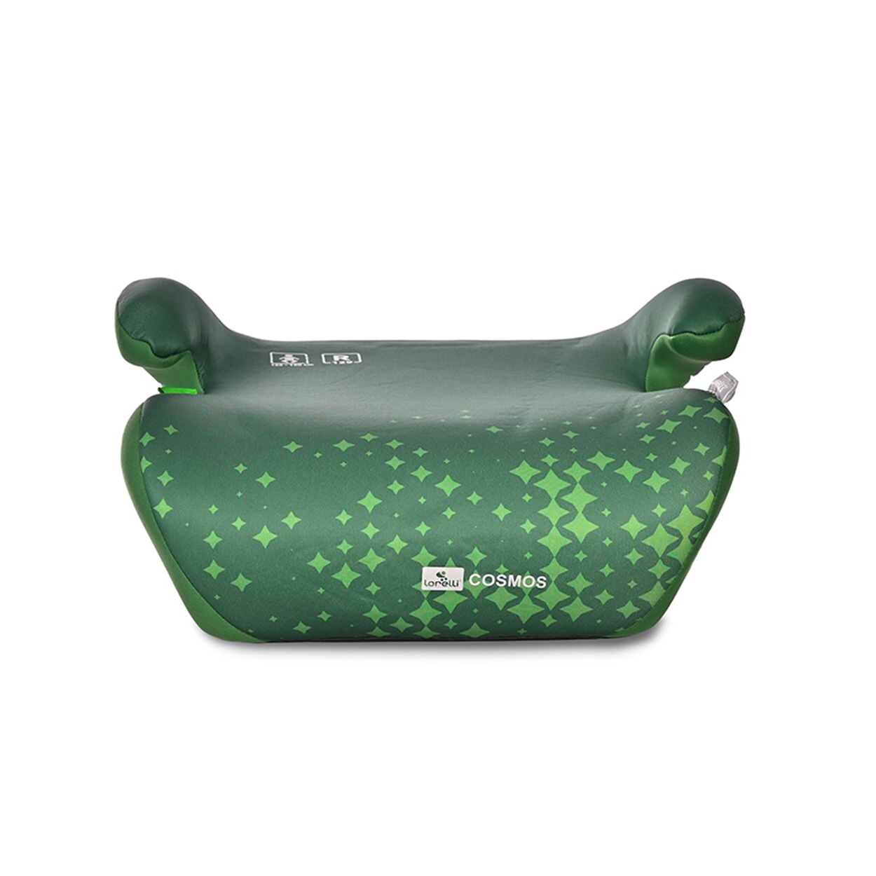 Lorelli Kindersitz Cosmos i-Size (125-150cm) Isofix, Bezug abnehmbar, Armlehne grün