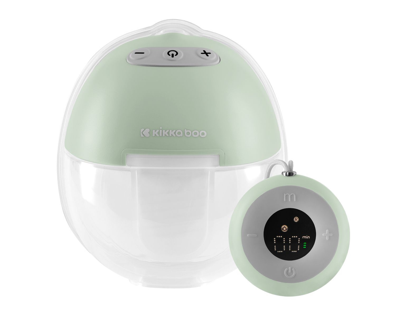 Kikka boo Milchpumpe Iris elektrisch, 180 ml Fassung, 9 Saugstufen, zwei Modis gr&uuml;n - Bild 1