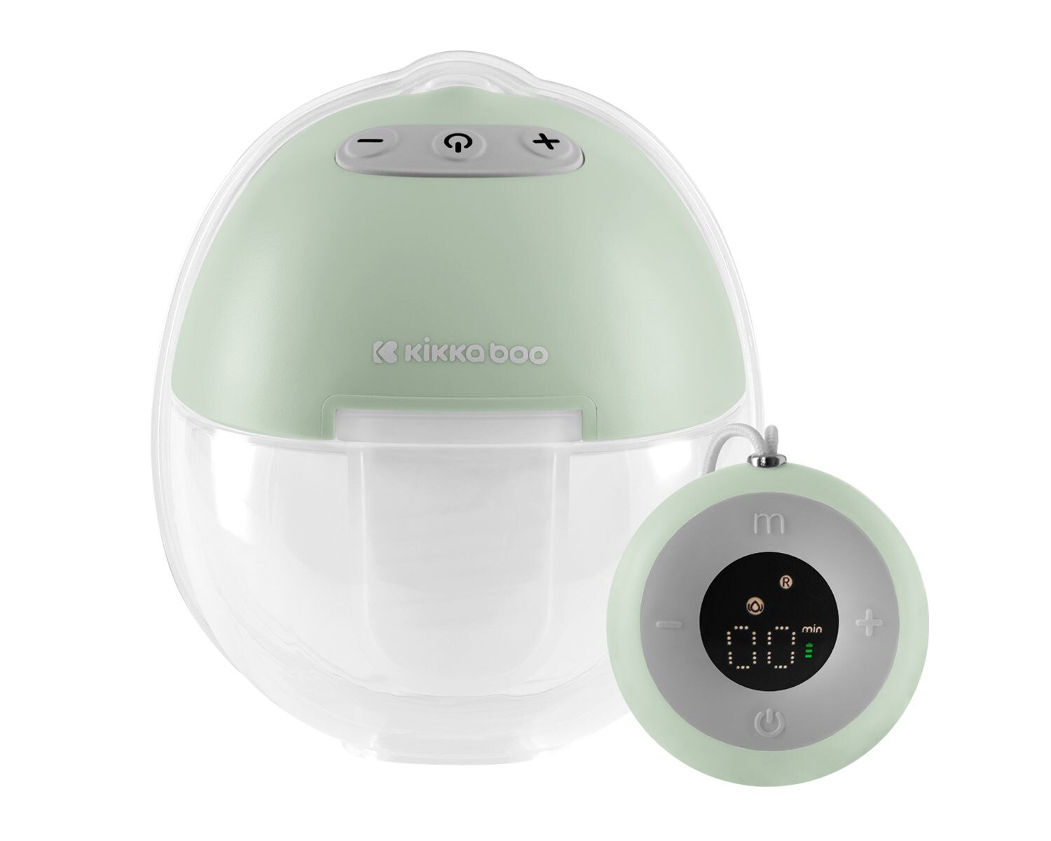 Kikka boo Milchpumpe Iris elektrisch, 180 ml Fassung, 9 Saugstufen, zwei Modis grün | 03800171215848