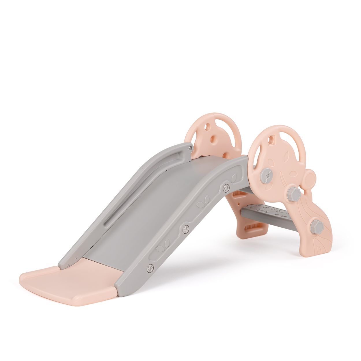 Chipolino Kinderrutsche Baum 116 cm Rutschl&auml;nge Stufen Basketballkorb wetterfest rosa - Bild 1