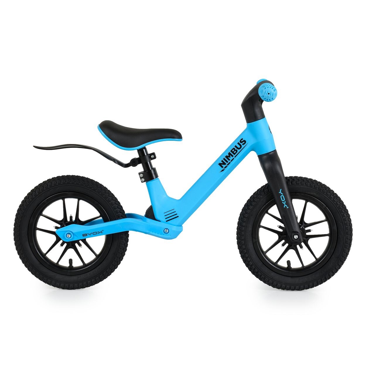 Byox Laufrad Nimbus 12 Zoll Luftreifen Sitz verstellbar Leuchträder Schutzblech blau