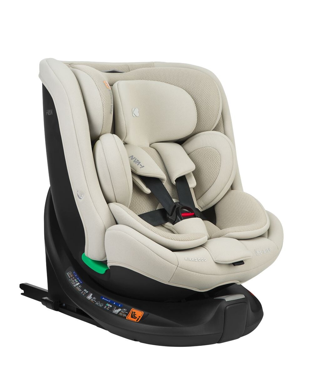 Kikka boo Kindersitz i-Van i-Size (40-150cm) Isofix Gruppe 0+/1/2/3 Kopfstütze beige