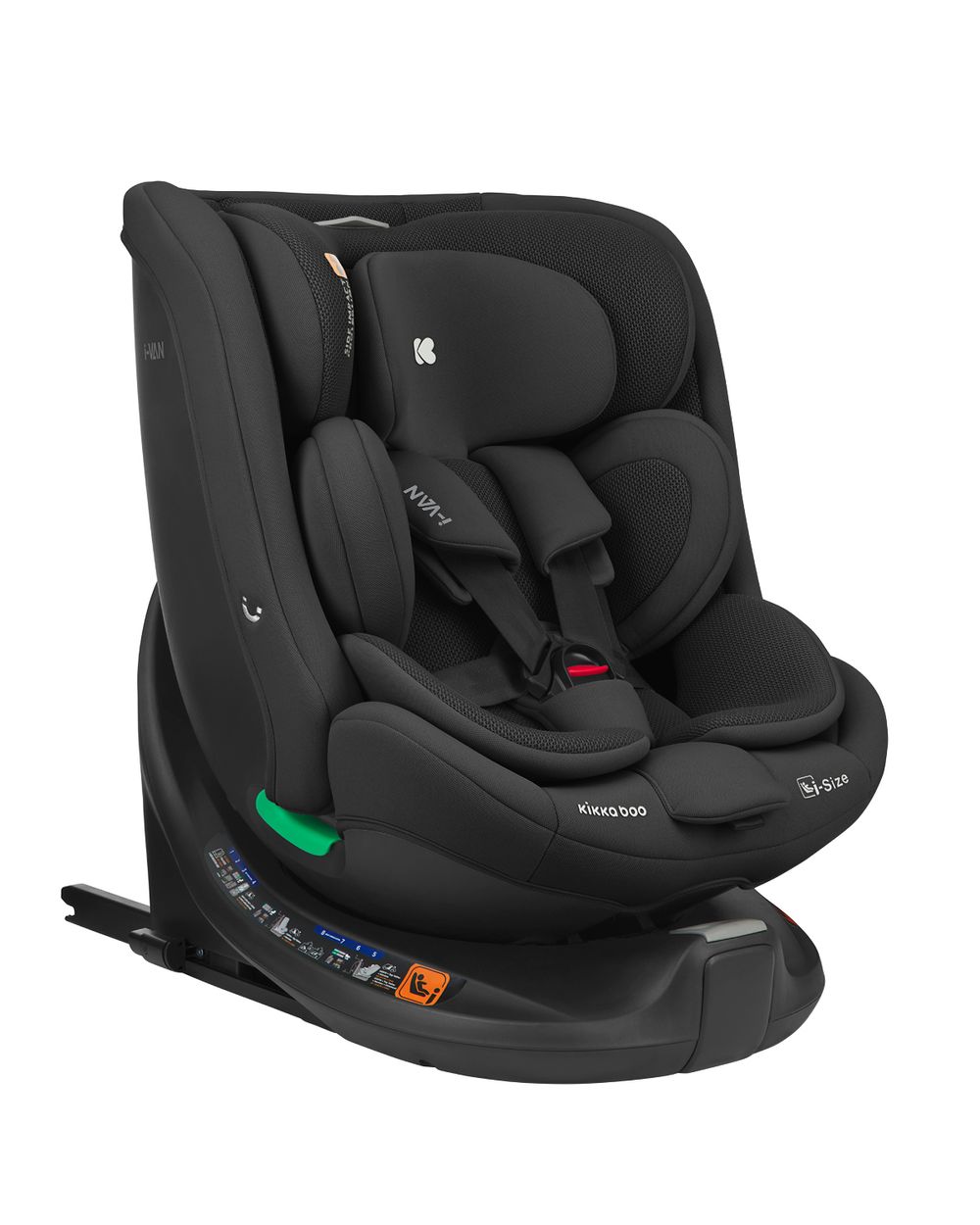 Kikka boo Kindersitz i-Van i-Size (40-150cm) Isofix Gruppe 0+/1/2/3 Kopfst&uuml;tze schwarz - Bild 1