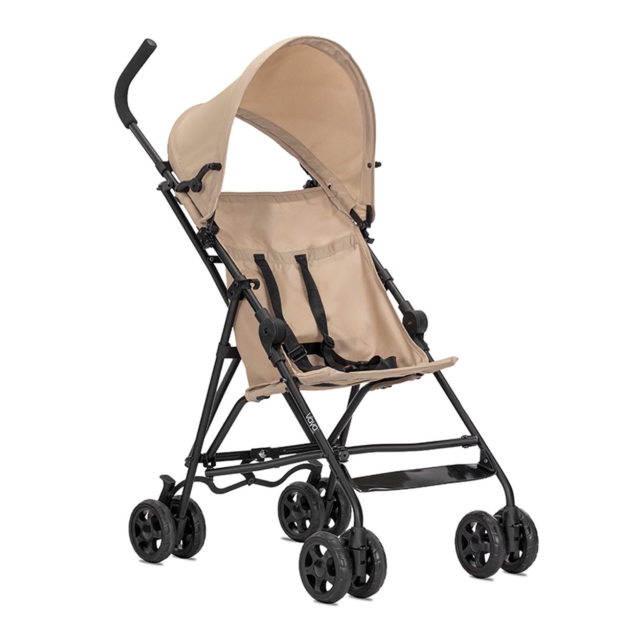 Lorelli Kinderwagen Buggy Vaya verstellbares Sonnendach, klappbar, Fu&szlig;st&uuml;tze beige/braun - Bild 1