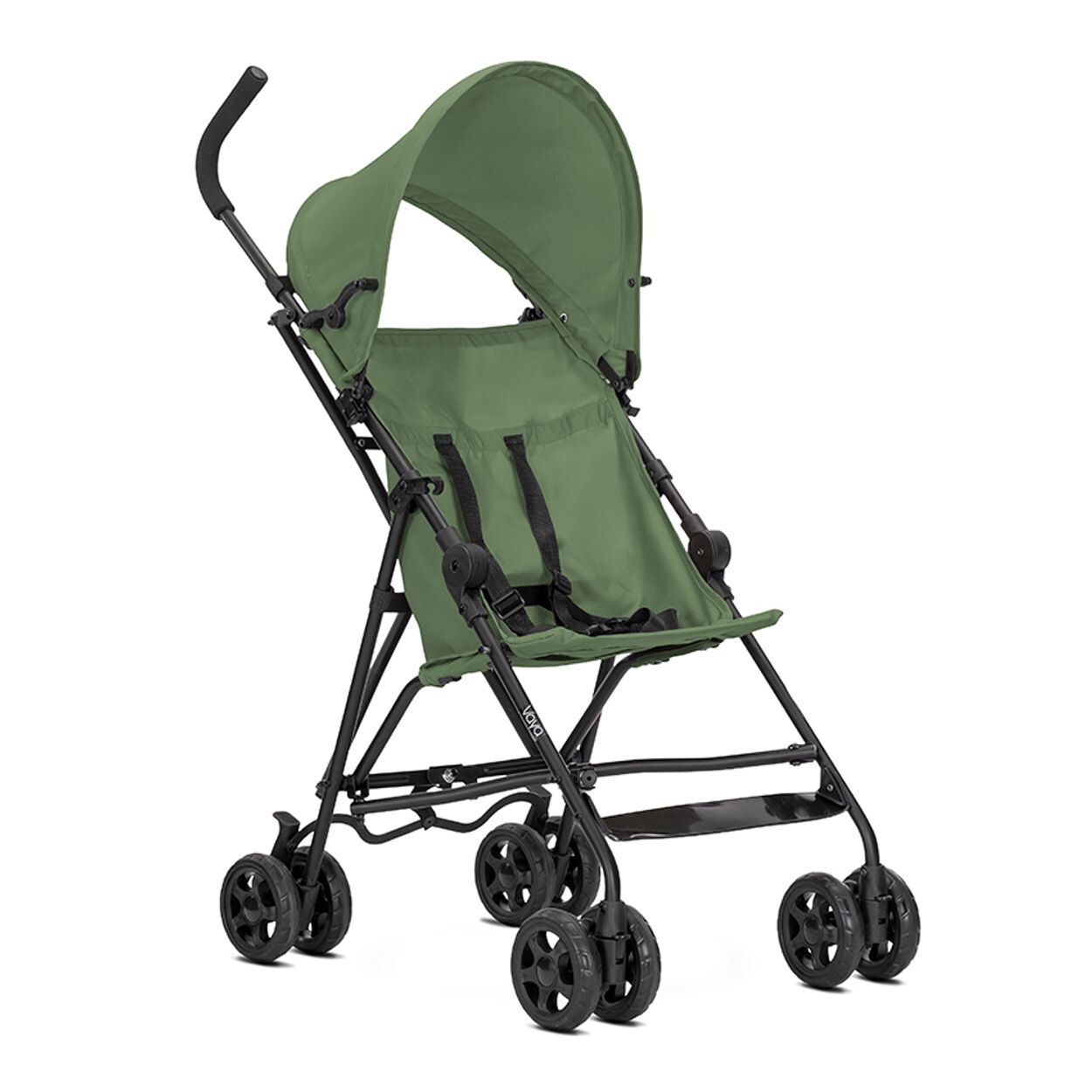 Lorelli Kinderwagen Buggy Vaya verstellbares Sonnendach, klappbar, Fußstütze tannengrün | 03800166120584