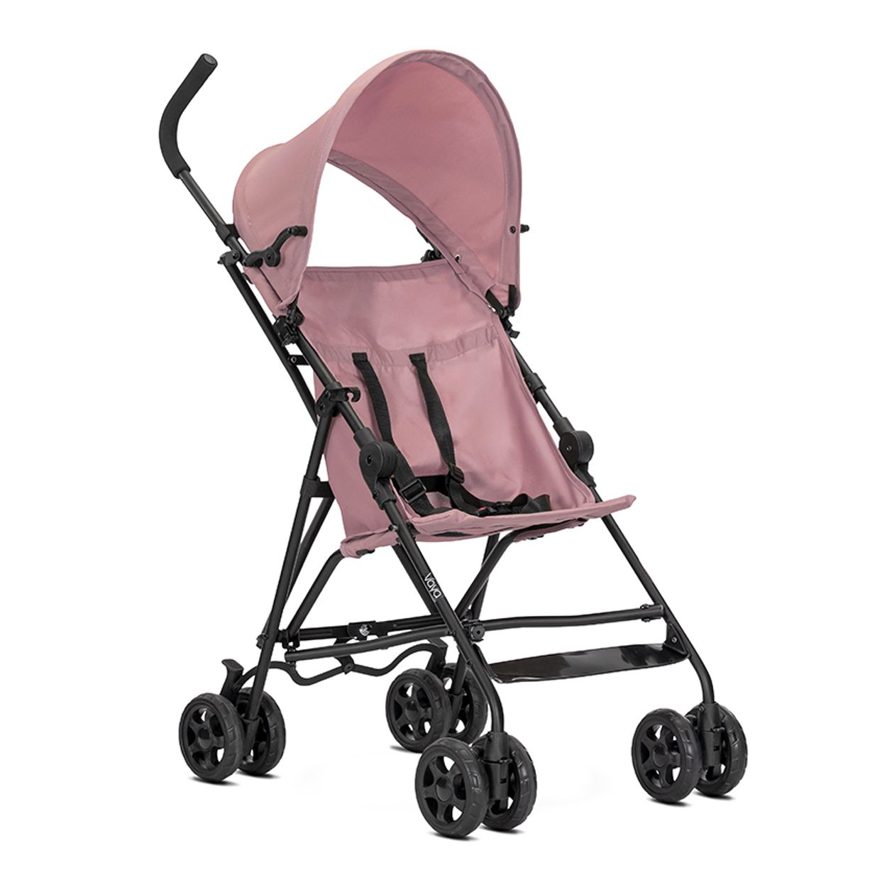 Lorelli Kinderwagen Buggy Vaya verstellbares Sonnendach, klappbar, Fu&szlig;st&uuml;tze pink - Bild 1