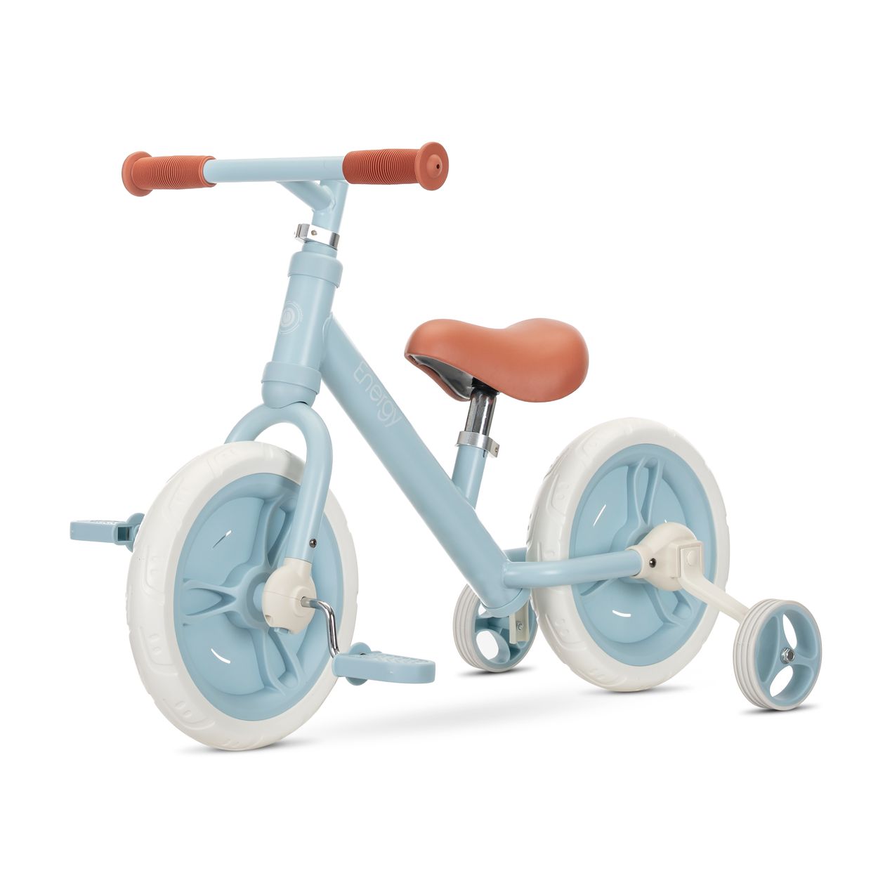 Lorelli Laufrad, Dreirad Energy 2 in 1 Sitz h&ouml;henverstellbar 11 Zoll EVA-R&auml;der blau wei&szlig; - Bild 1