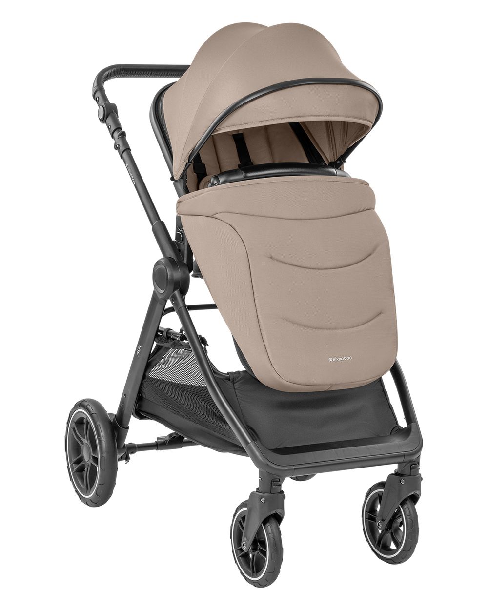 Kikka boo Kombikinderwagen Ava 3 in 1 Babywanne, Babyschale, Gummir&auml;der, Tasche beige - Bild 1