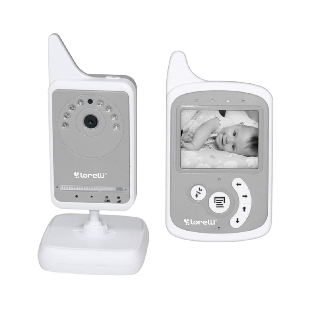 Baby Care Digital Video Phone mit Kamera, Farbdisplay, Temperaturanzeige grau - Bild 1
