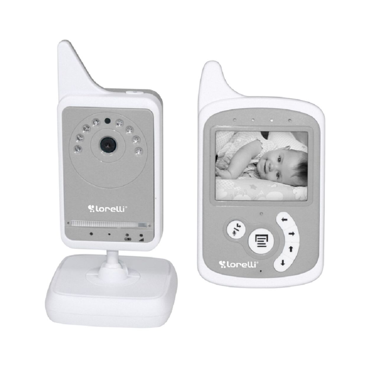 Lorelli Digital Video Phone mit Kamera, Farbdisplay, Temperaturanzeige grau