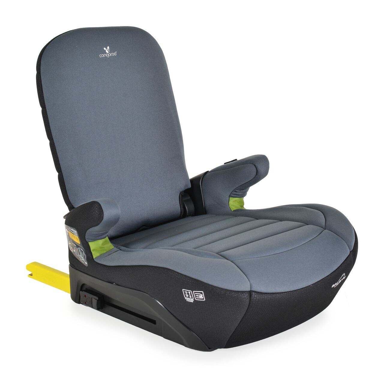 Cangaroo Kindersitz Galaxy i-Size (125-150cm) Gruppe 3, Isofix, Rückenlehne dunkelgrau