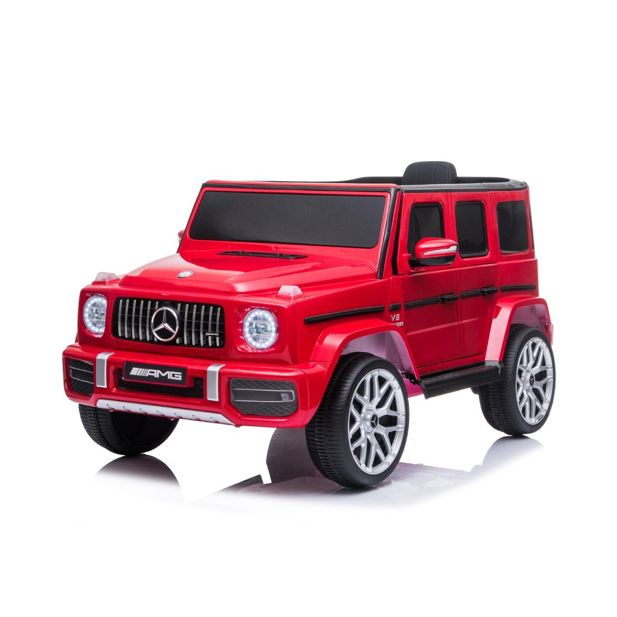 Chipolino Kinder Elektroauto SUV Mercedes-Benz AMG G63 Radio Vierradfederung MP3 rot | 03800933001016