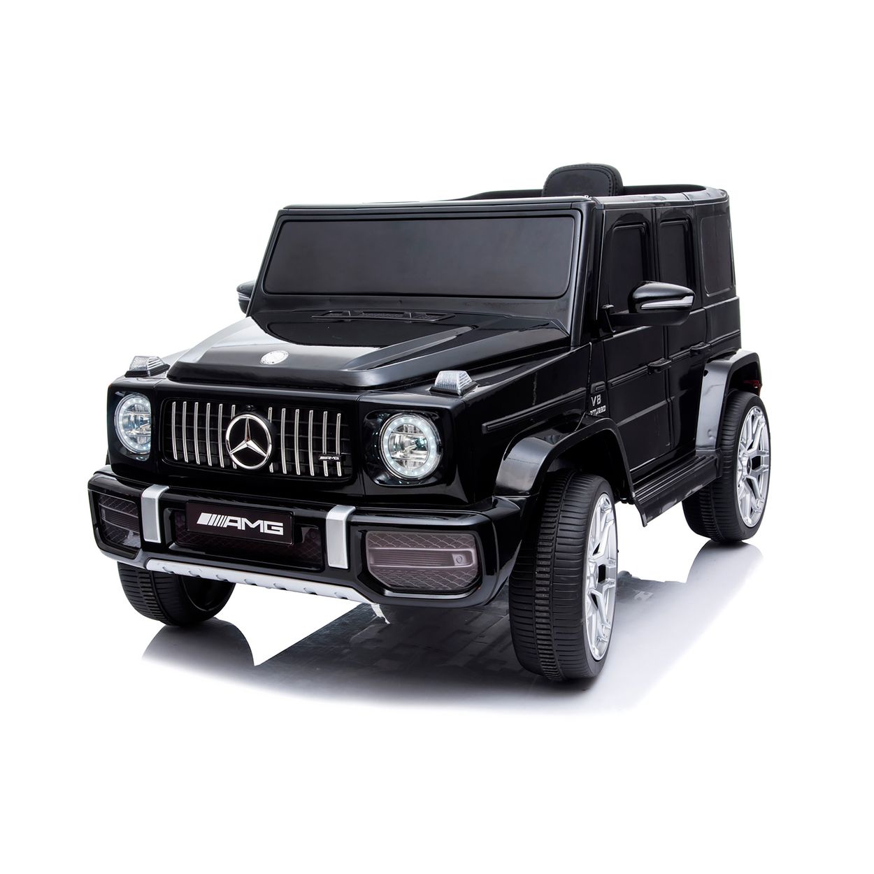 Chipolino Kinder Elektroauto SUV Mercedes-Benz AMG G63 Radio Vierradfederung MP3 schwarz - Bild 1