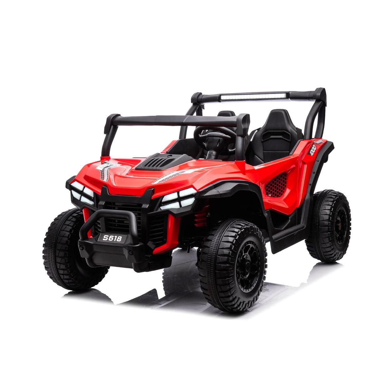 Chipolino Kinderelektrofahrzeug Magnum, Zweisitzer, Allradantrieb, Fernbedienung rot | 03800933000965