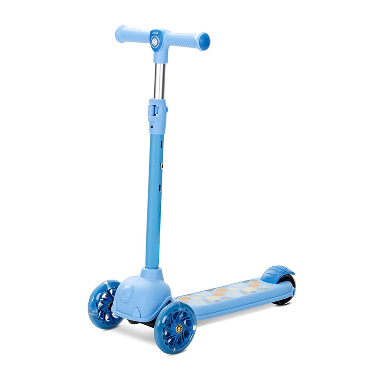 Lorelli Kinderroller Jetster PU-Rollen, ABEC-9 Lenker abnehmbar h&ouml;henverstellbar blau - Bild 1