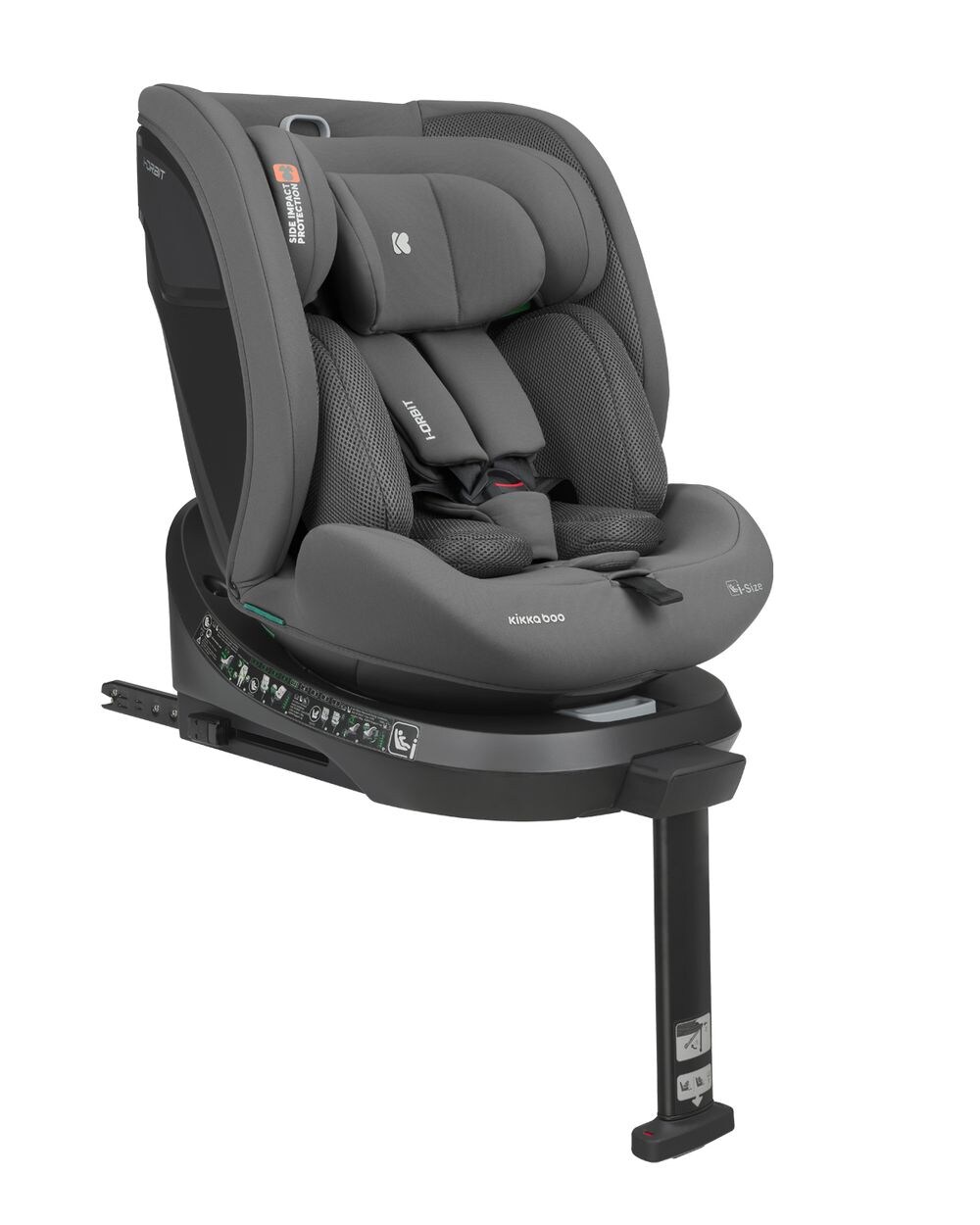 Kikka boo Kindersitz i-Orbit i-Size (40-150cm) Gruppe 0+/1/2/3 Isofix Stützbein grün | 03800171217675