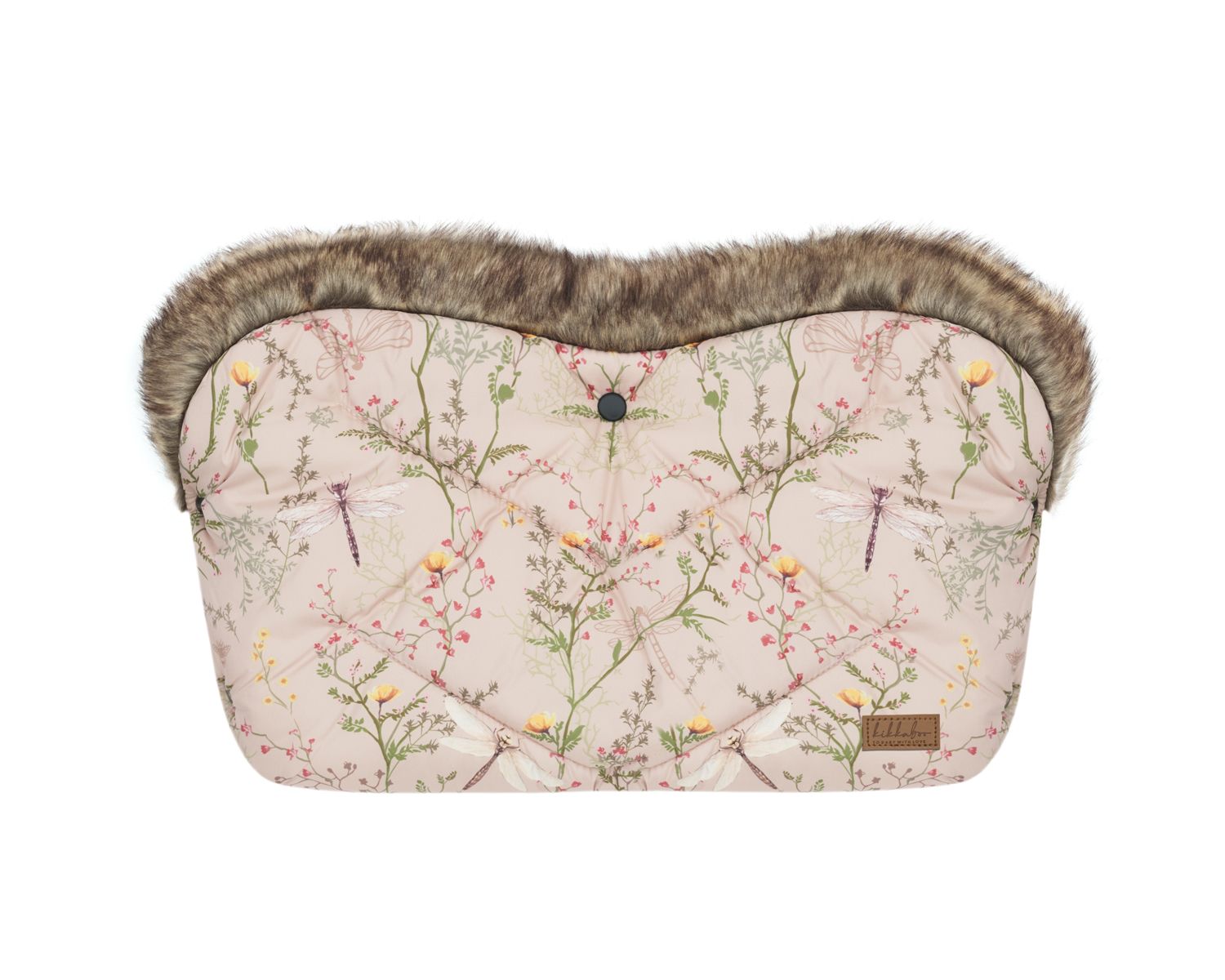 Kikka boo Kinderwagen Handw&auml;rmer Luxury, Druckkn&ouml;pfe, Steppdesign, Handmuff beige - Bild 1