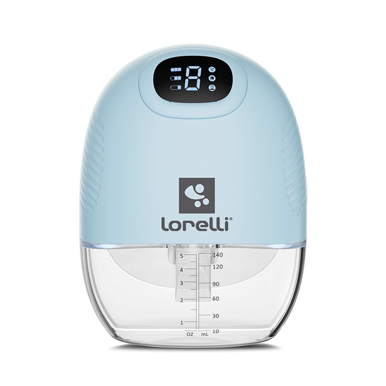 Lorelli elektrische Milchpumpe Alice 140ml USB-Kabel 9 Stufen 3 Modi LED-Anzeige blau