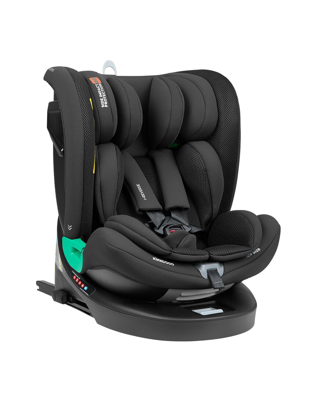 Kikka boo Kindersitz i-Reverse i-Size (40-150cm) Isofix 360-Drehung 5-Punkt-Gurt schwarz - Bild 1